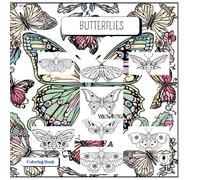 Butterflies: Coloring Book