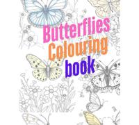 Butterflies colouring book