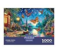Butterflies Sophisticated 1000-Piece Jigsaw Puzzles for Adults Comprised of 1000 Individually Challenging Puzzle Game Pieces - Conceived As An Exceptional Gift Jigsaw Puzzles for Adults And Kid