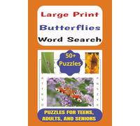 Butterflies Word Search Book: Easy to Read Word Search Puzzle Book about Butterflies, including Types, Terms, and Phrases | LARGE PRINT, 6x9 inches, ... 50+ Puzzles... Gift for Butterfly Enthusiasts