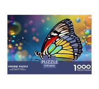 Butterfly 1000 Pieces Jigsaw Puzzles For Adults Educational Games Stress Relieving Entertainment Exercise The Memory of The Brain for The Whole Family, Gifts for Women, Gifts for Men 38x26cm/1000pcs