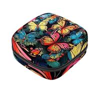 Butterfly-601 - Kit per primo ciclo mestruale per ragazze, salvaslip per tamponi, borsa mestruale con cerniera, organizer per tovaglioli