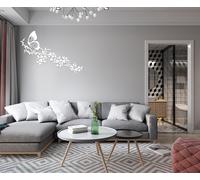 BUTTERFLY - Adesivo murale wall sticker in vinile 55x135 cm