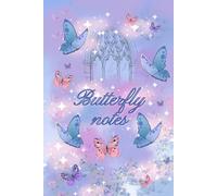 Butterfly Aesthetic Notebook for Girls - Cute Blue Journal, Lined Notebook for Writing, Dreamy Pastel Notebook, Gift for Teen Girls, Teen and Children Composition and Creative Writing