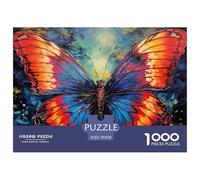 Butterfly Art Print Securely Fitted Pieces Suitable for Long Hour Relaxation, Brain Training And Personal Leisure Time 70x50cm/1000pcs