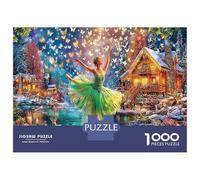 Butterfly Ballet 1000 Pezzi Puzzle - Cartone Riciclato & Puzzle Impossibile Christmas Festive Cottage - Per Appassionati Di Puzzle 52x38cm/1000pcs Regalo Per Appassionati Di Puzzle