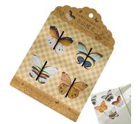Butterfly Bookmark, Page Markers Bookmarks, 2.09x1.57 Inches Stationery Supplies Traditional Colorful Decoration for Students, Friends, Readers, Kids, Women, Birthday, School Teachers