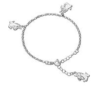 butterfly Braccialetto Regolabile In Argento Sterling Con Ciondoli Unicorno Per Bambini E Adolescenti