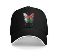 Butterfly Butterfly Albania Albanians Flag Uomo Donna Hip Hop cap Anti-Sole Cappellino Baseball Asciugatura Rapida Sportivo Berretto for Sport Golf Estate
