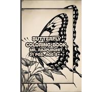BUTTERFLY COLORING BOOK.