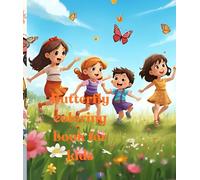 Butterfly coloring book for kids