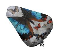 Butterfly - Coprisella universale per bicicletta, con cinghie regolabili, impermeabile, antiscivolo, protezione solare e antipolvere
