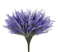 Butterfly Craze Confezione 8 pezzi Lavanda Artificiale | Piante in Finta Seta Realistiche per Artigianato o Decorazioni | Ottimo per Abbinamenti con Fiori Finti come Rose Viola | Bouquet Nuziali