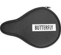 Butterfly Custodia per racchette da ping pong con logo Case Round | Custodia per racchetta | Design ovale nero