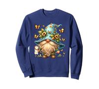 Butterfly Dad GNOME with Floral Flower Hat for Spring Time Felpa