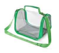 Butterfly Enclosure, Foldable Mesh Caterpillar Habitat with Handle, 10.24x7.48x7.68 Inches, Transparent Observation Container for Teenagers Adults Families Friends Growing Educational Use