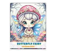Butterfly Fairy Coloring Book: Butterfly Coloring Pages