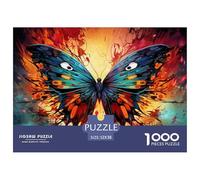 Butterfly Fire Art Durable Cardboard Fun Interactive Game, Improving Thinking Skills And Concentration 52x38cm/1000pcs