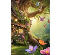 Butterfly & Floral Notebook: A4 Lined Notebook, 200 Pages with Date Line - Perfect for Daily Notes, Home, School, or Office