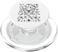 Butterfly Focus - Diagramma entomologico scientifico delle specie di insetti PopSockets PopGrip per MagSafe
