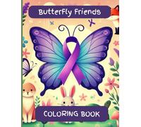 Butterfly Friends: Coloring Book |8.5 X 11 inches| 62 pages