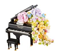 Butterfly Garden 3D Blocks with LED, Romantic 3D Book Flower Bouquet Butterfly Building Set, No-Wilt Botanicals Building Blocks for Home Office Desk Decor