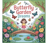 Butterfly Garden Dreams Coloring Book for Kids Ages 6 to 10: Butterflies Flowers and Happy Nature Scenes to Color