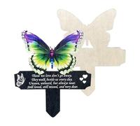 Butterfly Grave Marker, Ragazza di Grave Marker Butterfly - Player da giardino - Butterfly Memorial Grave Marker Cimetery Decor for Lost of Love Remembrance for Outdoors Yard