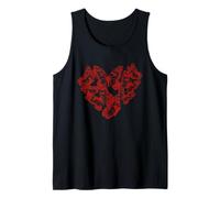 Butterfly Heart Design for Valentine's Day Vibes Canotta