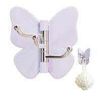Butterfly Hooks | 3-Branch No Drill Rotating Adhesive Hanger | Wall Hooks |