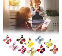 Butterfly Magic Flying - 10 pezzi farfalle a per compleanno, matrimonio, biglietti d'auguri e libri, regalo per farfalla fata per bambini e adulti