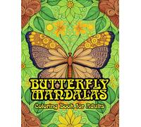 BUTTERFLY MANDALAS: ADULTS' COLORING BOOK