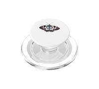 Butterfly Melanargia - Impollinatore da giardino a scacchi bianchi e neri PopSockets PopGrip per MagSafe