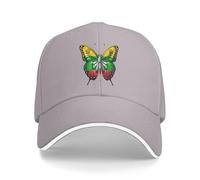 Butterfly Myanmar Burmese Flag Uomo Donna Trucker cap Moda Cappello da Sole Estivo Anti-Sole Berretto da Baseball for Viaggio All'Aperto Sport