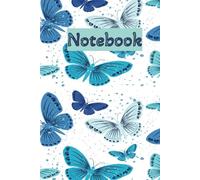 Butterfly Notebook: College Rule With Field 6x9 100 Page Notebook