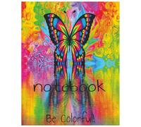 Butterfly Notebook: Fun colorful notebook with a butterfly on the cover