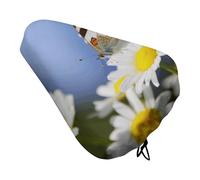 Butterfly On Daisy - Coprisella per bicicletta, impermeabile, antipolvere, morbido, con coulisse, per uomo e donna