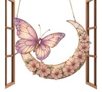 Butterfly Ornaments | Small 2D Acrylic Home Decor | Outdoor Wall Art Sunlight Catchers | For Backyard Patio Balcony Tree Window Living Room Bedroom Party Birthday