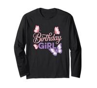 Butterfly Party Theme Pastel Spring Garden Aesthetic Maglia a Manica