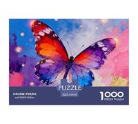 Butterfly, Puzzle 1000 Pezzi, Esercizio Mentale Divertente E Rilassante, Ideale Per Cornici Decorative, Adatto Dai 12 Anni, Painted Style Animal, 70x50cm/1000pcs