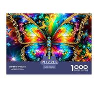 Butterfly Puzzle 1000 Pezzi - Gioco Emozionante Serale, Materiale Premium, Ideazione Calma E Creativa - 70x50cm/1000pcs
