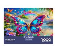 Butterfly Puzzle 1000 Pezzi Impossibile - Regalo Perfetto 1000 Stukjes Animal Giochi Educativo E Giocattoli Sfida Regalo Divertente Gioco Per Famiglie Für Erwachsene Und Kinder Ab 8 Jahren 70x50cm/100
