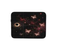 Butterfly Red Laptop Sleeve Bag 12 Inch Computer Pocket | Custodia protettiva leggera per computer portatile per tablet da lavoro