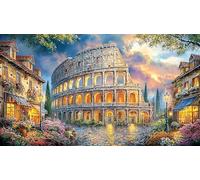 Butterfly-Rose-Garden Puzzle 1000 pezzi Sfida di gioco educativo Carta riciclata Estremamente difficile per adulti e bambini di 12+ anni 70x50/1000 pezzi