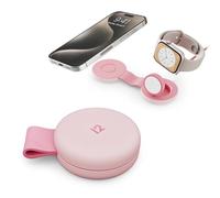 Twelve South Butterfly SE 2 in 1 Qi2 Caricabatterie da viaggio per iPhone, Airpods e Apple Watch Rosa