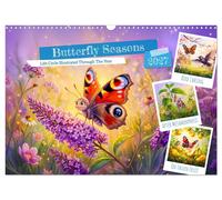 Butterfly Seasons - Life Cycle Illustrated Through The Year (Wall Calendar 2027 DIN A3 landscape), CALVENDO 12 Month Wall Calendar: A beautifully ... life cycle across the changing seasons.