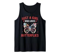 Butterfly Solo Una Ragazza Che AMA Le Farfalle Canotta