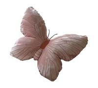 Butterfly Throw, in peluche con motivo elegante, a superficie liscia per uso decorativo | Assistenza addormentata per adulti riposo, lettiera da vivaio, stile cana