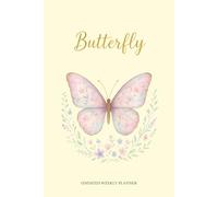 Butterfly Undated Weekly Planner for Teachers: 130-Page Spread with Goal Setting, Habit Tracker & Notes | Lesson & To-Do Tracking