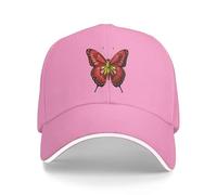 Butterfly Vietnam Vietnamese Flag Uomo Donna Hip Hop cap Casuale Cappellino Baseball Anti-Sole Trucker cap for All'Aperto Sport Viaggio